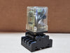 OMRON MK3EPN-UA-AC120 11-Pin 3PDT Relay, 120 VAC Coil, 10 A, with Socket 