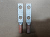 BURNDY YA27-2N 3/0 AWG 2-Hole 1/2" Stud Copper Compression Lugs (Lot of 2)
