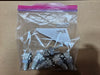 ILSCO AK-1/0 Aluminum/Copper Split-Bolt Connectors, 1/0-2 AWG Main (Lot of 6)