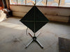 DICKE SAFETY PRODUCTS Be Prepared To Stop W3-4 Roll-Up Traffic Sign With Folding Portable Stand