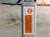 DICKE SAFETY PRODUCTS Be Prepared To Stop W3-4 Roll-Up Traffic Sign With Folding Portable Stand