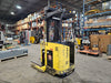 HYSTER 3,900 lb 36V Electric Stand-Up Reach Truck 40XMR w/ Charger