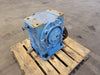 50:1 Ratio Industrial Worm Gear Speed Reducer / Gearbox - Dual Output Shaft