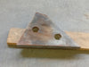 12" x 9" x 1", 2-Hole Triangular Steel Plate