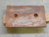16.5" x 10" x 1", 2-Hole Steel Plate