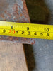 12" x 9" x 1", 2-Hole Triangular Steel Plate