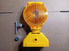 TAPCO  578646 Solar LED Barricade Flasher Amber 360° Swivel Traffic Warning Light