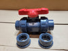 ASAHI AV V2ALVUES8025 Type 21 1 in PVC True Union Ball Valve - EPDM - Socket/Threaded - 230 PSI