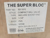 CHEMKOR Super Bloc 3011015 1-1/2 in PVC Compact Ball Valve EPDM Socket End