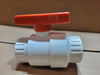 CHEMKOR Super Bloc 3011015 1-1/2 in PVC Compact Ball Valve EPDM Socket End