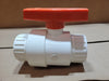 CHEMKOR Super Bloc 3011015 1-1/2 in PVC Compact Ball Valve EPDM Socket End