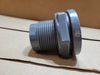 AIK 1 in PVC Double Tapped NPT Heavy Duty Bulkhead Fitting P7025809DTN (Box of 12)