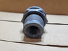 AIK 1 in PVC Double Tapped NPT Heavy Duty Bulkhead Fitting P7025809DTN (Box of 12)