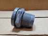 AIK 1 in PVC Double Tapped NPT Heavy Duty Bulkhead Fitting P7025809DTN (Box of 12)