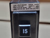CUTLER-HAMMER 15 Amp 1 Pole 120/240V Bolt-On Circuit Breaker BAB1015