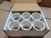 GEORG FISCHER 2-1/2 in Schedule 40 White PVC Socket x Socket Coupling (Box of 6)