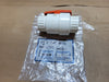 CHEMKOR 1-1/2", 150 PSI NPT PVC Ball Valve 3012015W