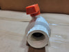 CHEMKOR 1-1/2", 150 PSI NPT PVC Ball Valve 3012015W