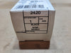 LEVITON 2420 20A 250V 3-Phase NEMA L15-20R Flush Mount Locking Receptacle