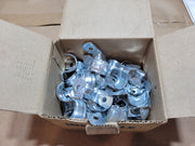IBERVILLE CI1308 1" Galvanized Steel One-Hole EMT Straps - Box of 50