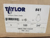TAYLOR #41 3/4" Pre-Galvanized Swivel Ring Pipe Hangers - Box of 100