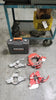 RIGID 1224 Heavy-Duty Pipe Threading Machine, 1/4"-4" Capacity, 120V, with Die Heads & Accessories