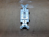 LEVITON 1101-CW 15A 120/277V Single-Pole Commercial Toggle Switch White