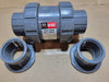 HAYWARD TC10150ST 1-1/2" PVC True Union Ball Check Valve - Viton - Socket/Threaded