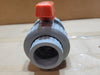 CHEMKOR 32909011 Super Bloc 1-1/2" CPVC True Union Ball Valve - Viton - Socket/Threaded