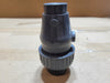 CHEMKOR 31801008 3/4" PVC Single Union Ball Check Valve - Socket - Viton