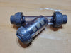 ASAHI 1" PVC Y-Sediment Strainer 10JYS-00021, EPDM, 20 Mesh, Socket/Threaded