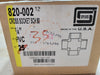 SPEARS 820-002 1/4" Schedule 80 PVC Cross Socket Pipe Fitting - Box of 25