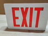 LUMACELL LER770 LED Exit Sign 120-347V AC 2W Red Letters White Housing