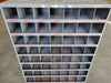 Industrial Steel Parts Storage Cabinet 56 Compartment Pigeonhole Organizer