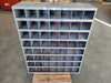 Industrial Steel Parts Storage Cabinet 56 Compartment Pigeonhole Organizer