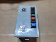 CUTLER-HAMMER AE16CNS0 3-Pole Magnetic Motor Starter with H2009B Overload Enclosure