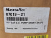 MASTERFLEX  07019-21 I/P Standard Peristaltic Pump Head Polycarbonate SS Rotor