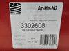 HARRIS 9296-125-580 Two-Stage Argon/Helium/Nitrogen Regulator - 0-125 PSIG, CGA 580