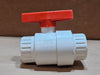 CHEMKOR 3011015W 1-1/2" PVC Socket Ball Valve - 235 PSI