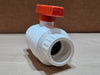 CHEMKOR 3011015W 1-1/2" PVC Socket Ball Valve - 235 PSI