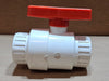 CHEMKOR 3011015W 1-1/2" PVC Socket Ball Valve - 235 PSI