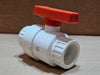 CHEMKOR 3011015W 1-1/2" PVC Socket Ball Valve - 235 PSI