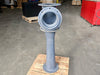 BECK i-t1-90-06 6 in PVC 90° Tee Duct Assembly with Flanged Extension