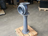 BECK i-t1-90-06 6 in PVC 90° Tee Duct Assembly with Flanged Extension