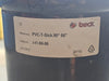 BECK i-t1-90-06 6 in PVC 90° Tee Duct Assembly with Flanged Extension