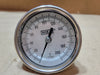 WIKA Bimetal Thermometer - 3" Dial - 0-200°F - 1/2" NPT Back Connection - 2.5" Stem