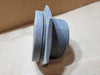 Gray Plastic Threaded Tank Bulkhead Fittings with Nuts and Gaskets - Lot of 6