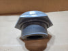 Gray Plastic Threaded Tank Bulkhead Fittings with Nuts and Gaskets - Lot of 6