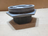 Gray Plastic Threaded Tank Bulkhead Fittings with Nuts and Gaskets - Lot of 6