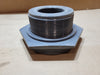 Gray Plastic Threaded Tank Bulkhead Fittings with Nuts and Gaskets - Lot of 6